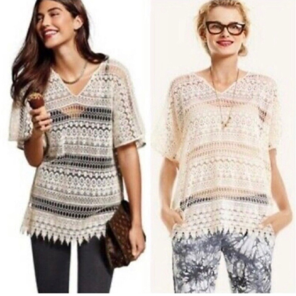 Cabi Love Carol Capri lace top